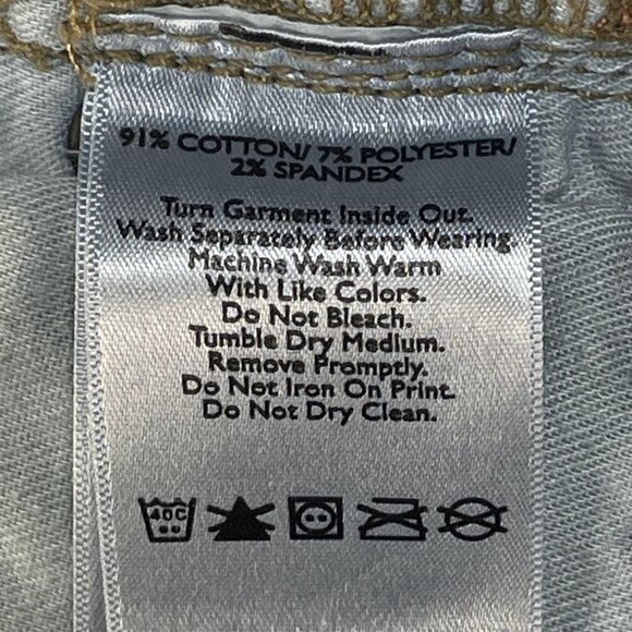 Eddie Bauer Jeans Womens Sz 10 Blue Slightly Curvy Straight Leg Denim - Picture 12 of 12